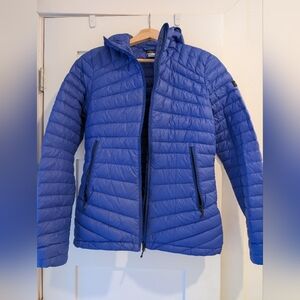 Women's Blue Puffer Jacket